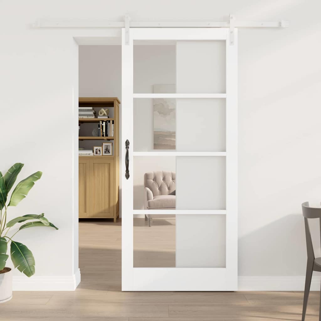 Sliding Door ORKDAL White 36.6 x 83.1 in Solid Pine wood