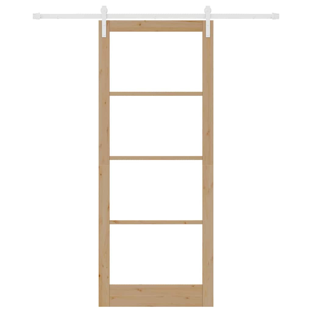 Sliding Door ORKDAL Brown 36.6 x 91.3 in Solid Pine wood