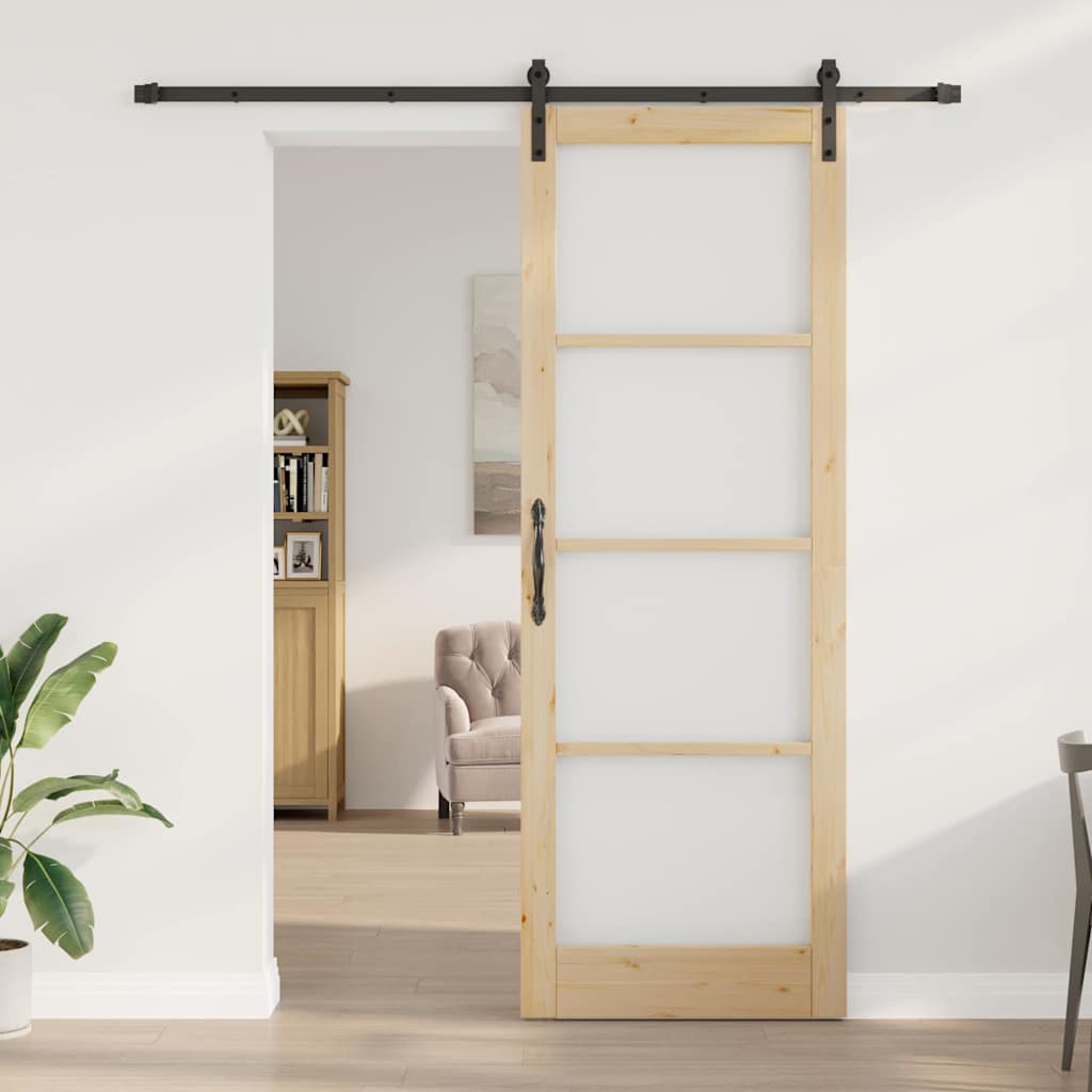 Sliding Door Other ORKDAL Brown 32.7 x 91.4 in Wood and metal