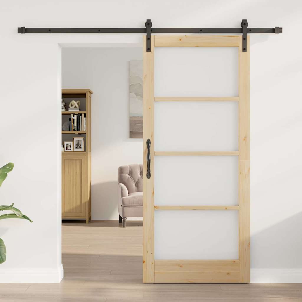 Sliding Door Other ORKDAL Brown 33.9 x 78.1 in