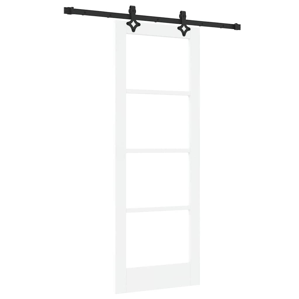 Sliding Door Other Manual White 29 x 78 in Wood and metal