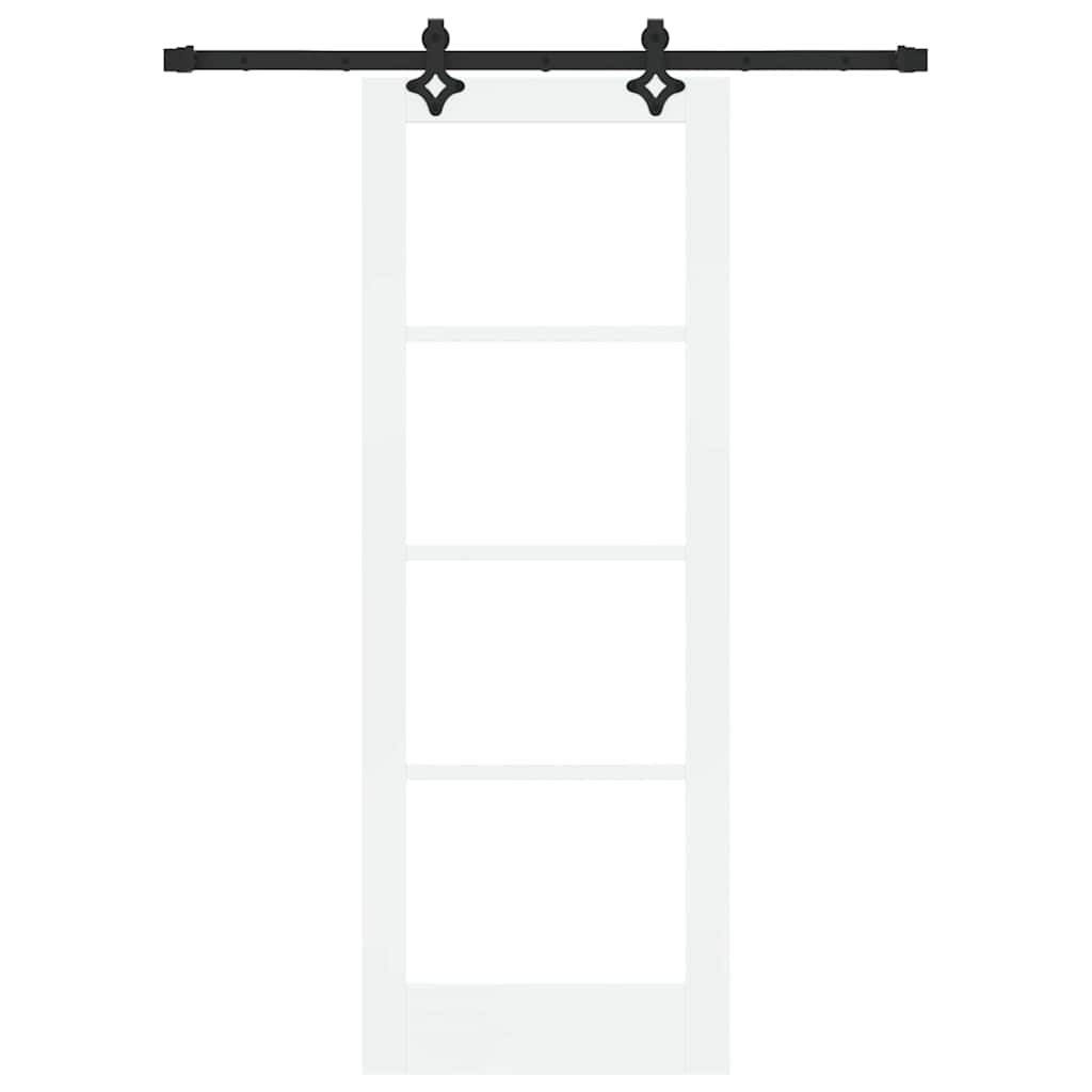 Sliding Door Other Manual White 29 x 78 in Wood and metal