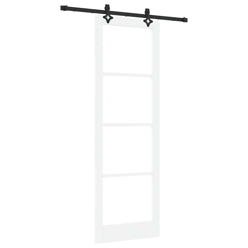 Sliding Door Other Manual White 30.7 x 91.3 in Wood and metal
