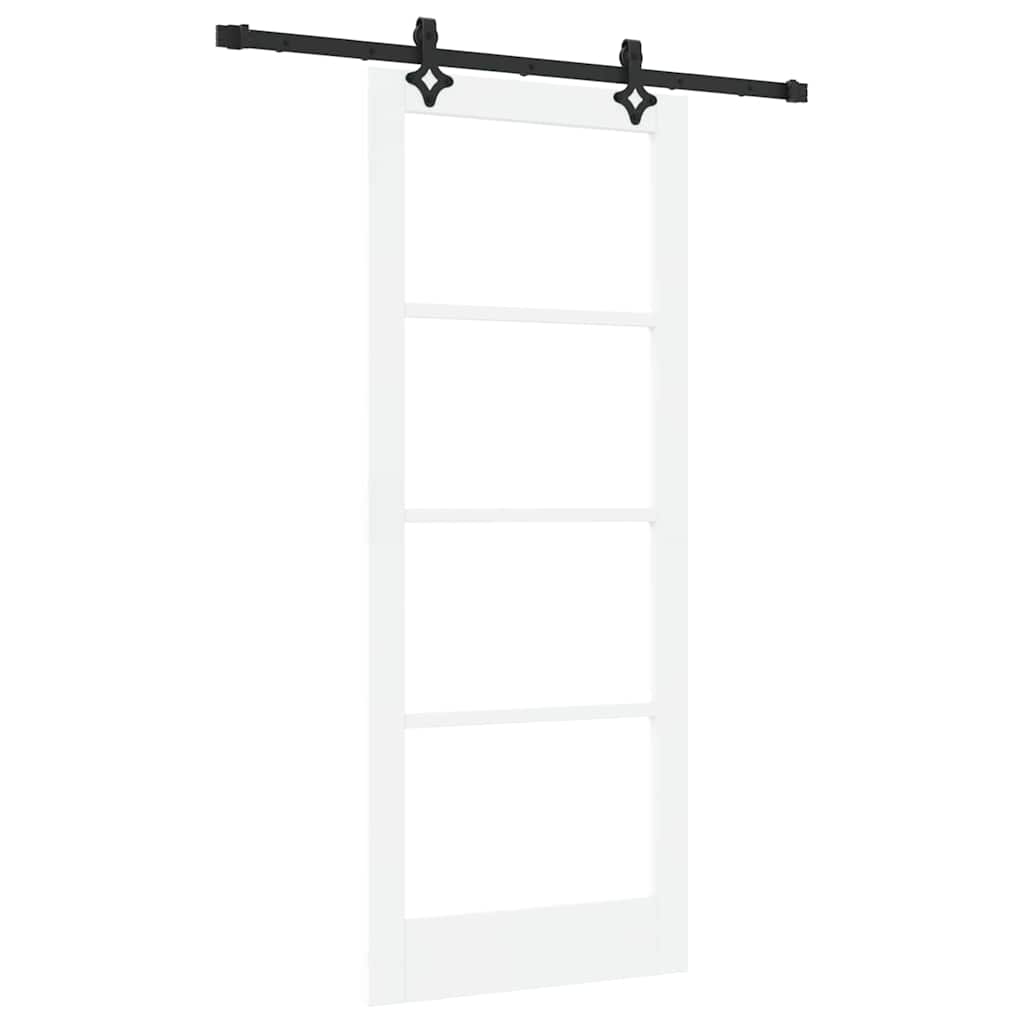Sliding Door Other Manual White 32.7 x 79.5 in Wood and metal
