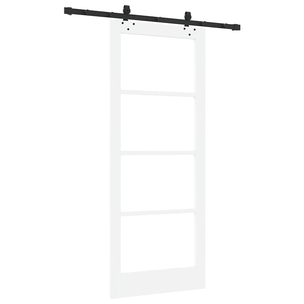 Sliding Door Other Manual White 32.7 x 79.5 in Wood and metal