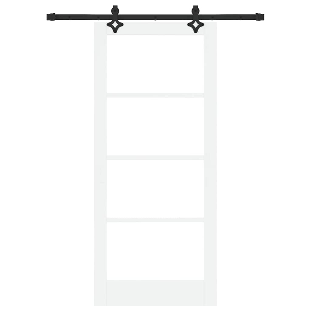 Sliding Door Other Manual White 33.9 x 78.1 in Wood and metal