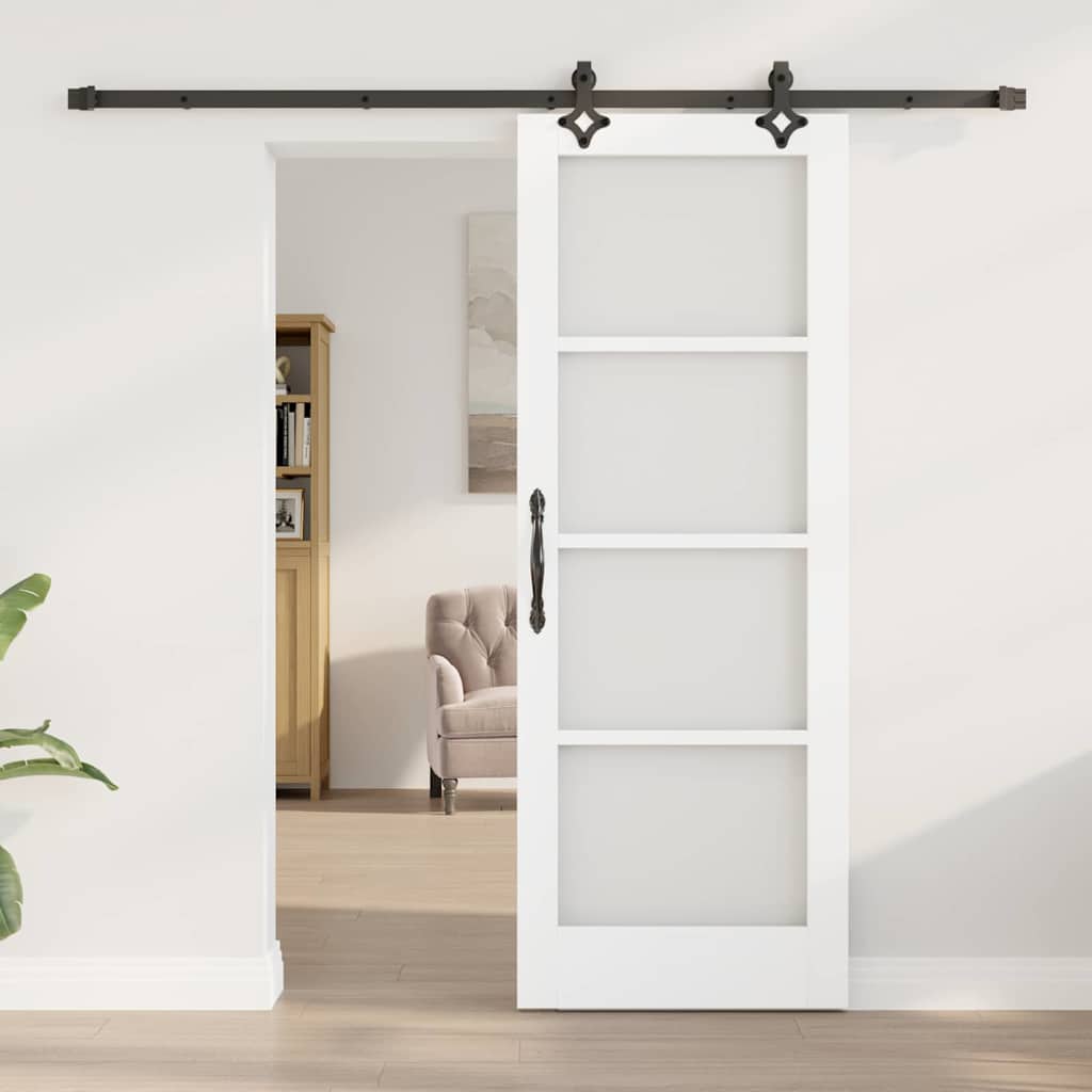 Sliding Door Other Manual White 29 x 78 in Wood and metal