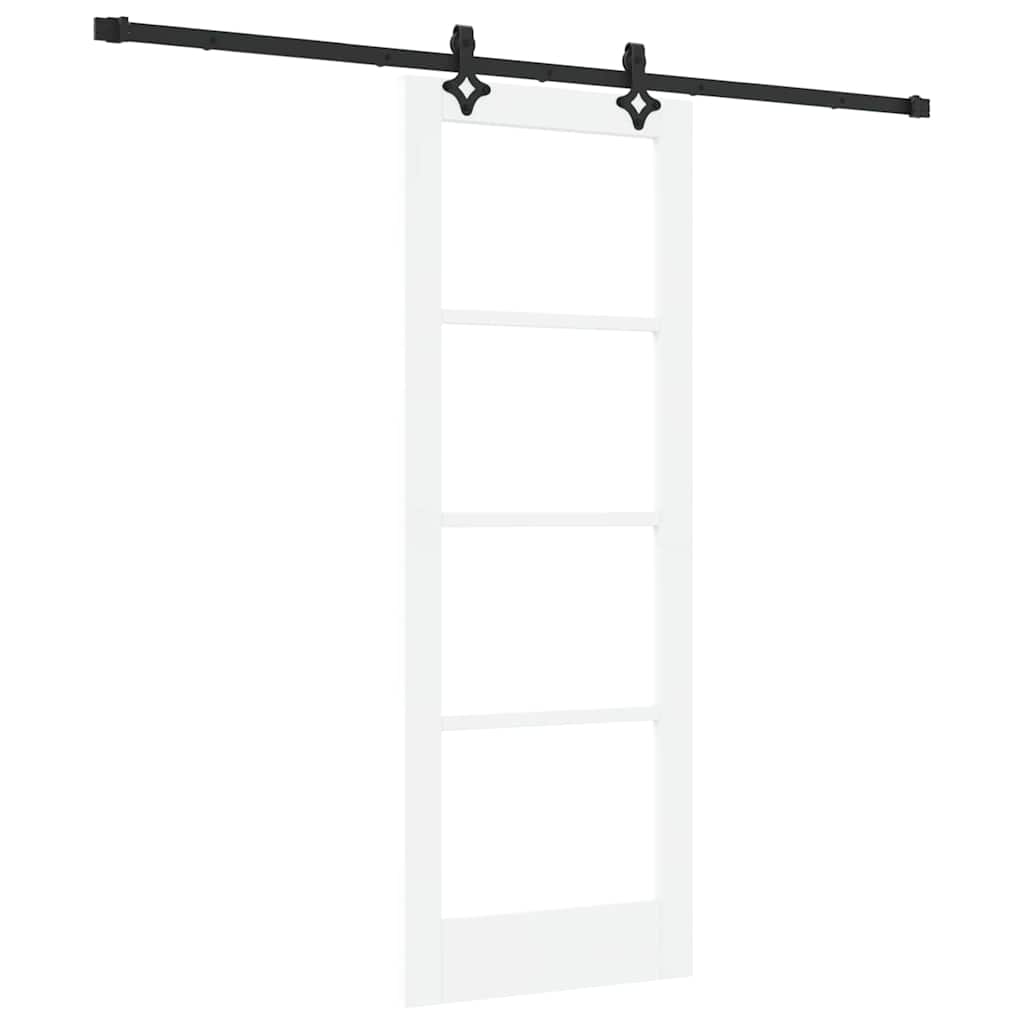 Sliding Door Other Manual White 29 x 78 in Wood and metal