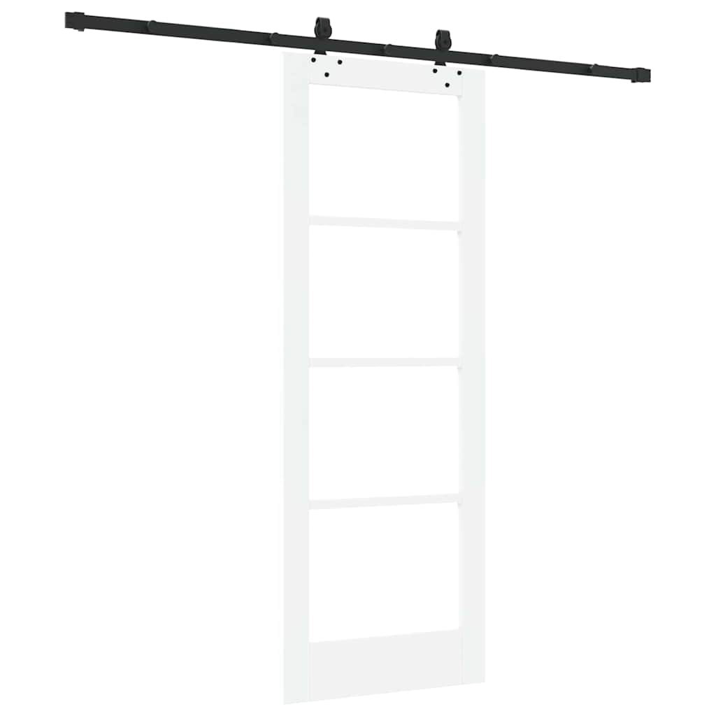Sliding Door Other Manual White 29 x 78 in Wood and metal