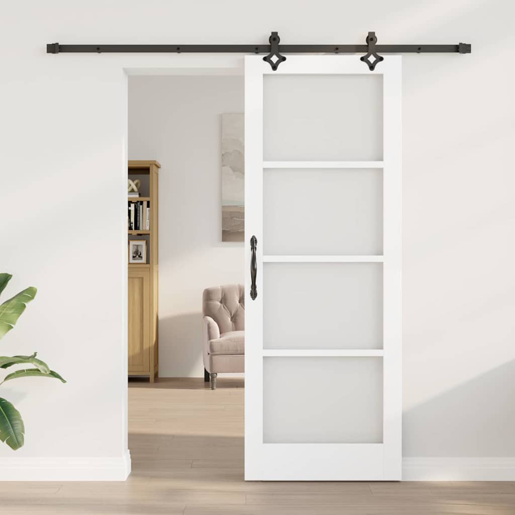 Sliding Door Other Manual White 30.7 x 83.1 in Wood and metal