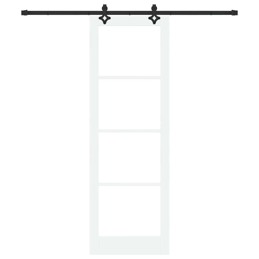 Sliding Door Other Manual White 30.7 x 91.3 in Wood and metal