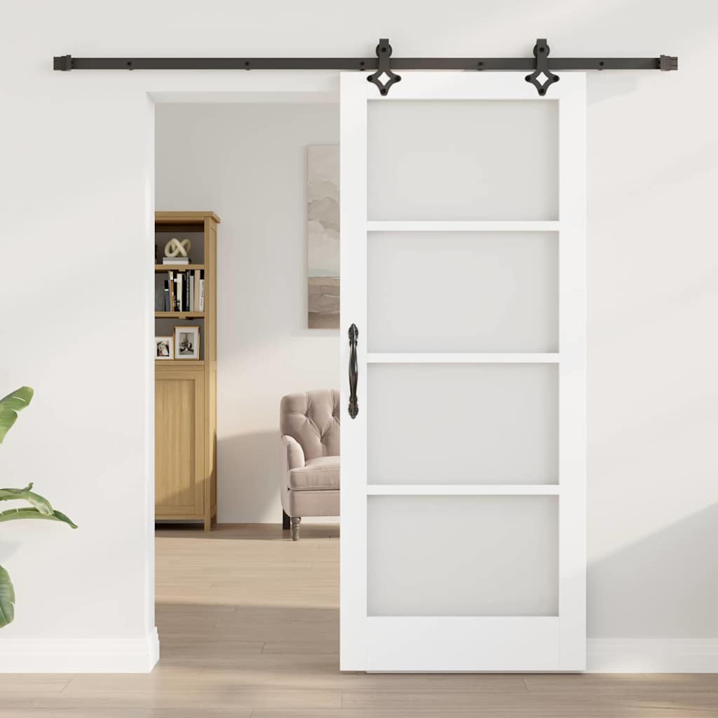 Sliding Door Other Manual White 32.7 x 79.5 in Wood and metal