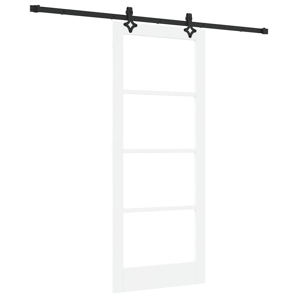 Sliding Door Other Manual White 32.7 x 79.5 in Wood and metal