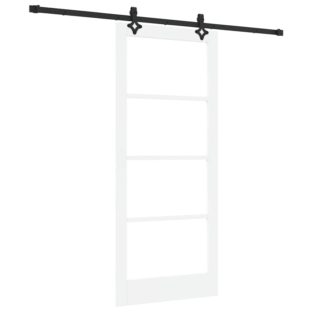 Sliding Door Other Manual White 33.9 x 78.1 in Wood and metal