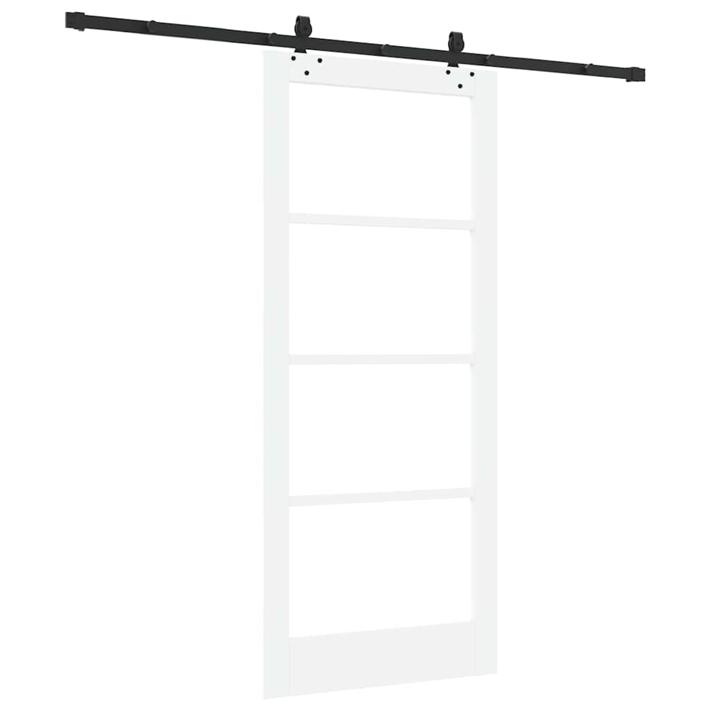 Sliding Door Other Manual White 33.9 x 78.1 in Wood and metal