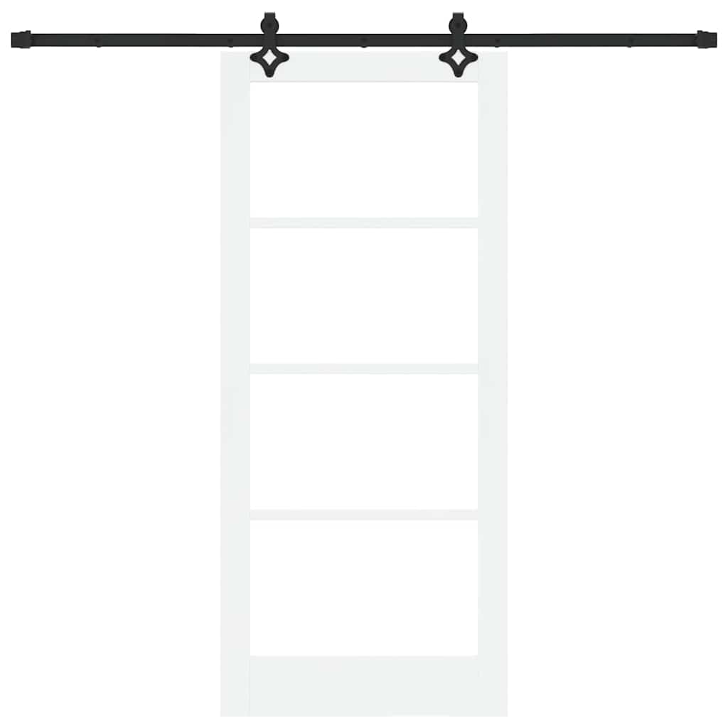 Sliding Door Other Manual White 33.9 x 78.1 in Wood and metal