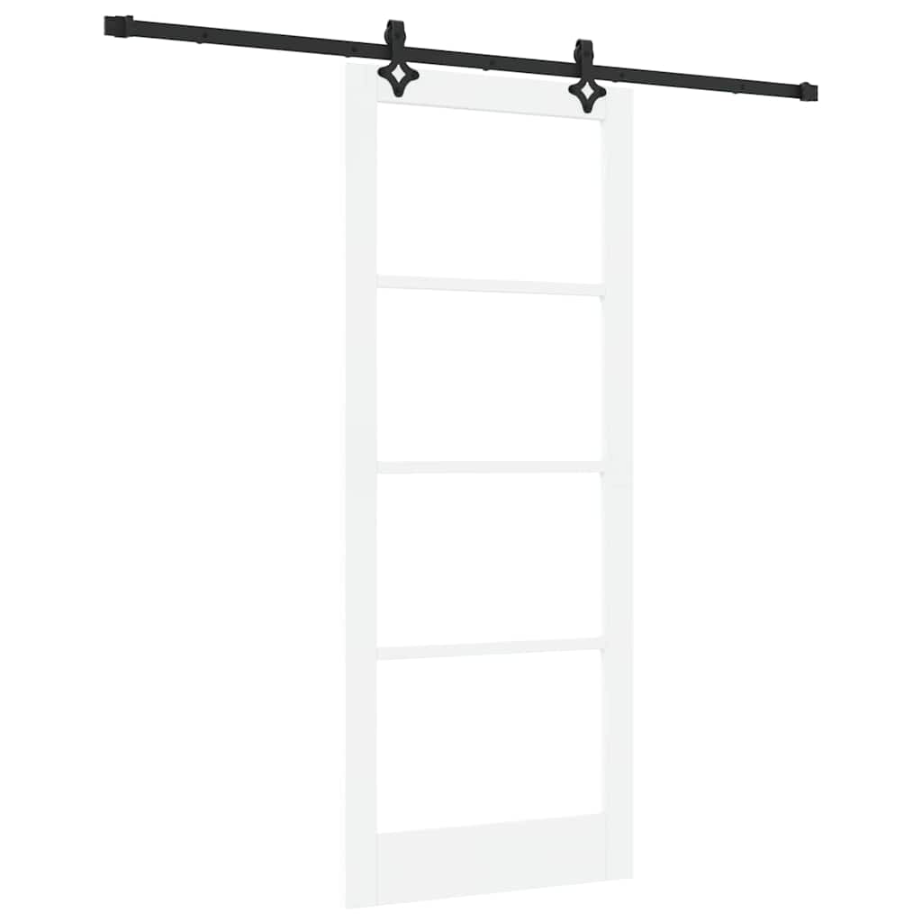 Sliding Door Other Manual White 33.9 x 83.1 in Wood and metal