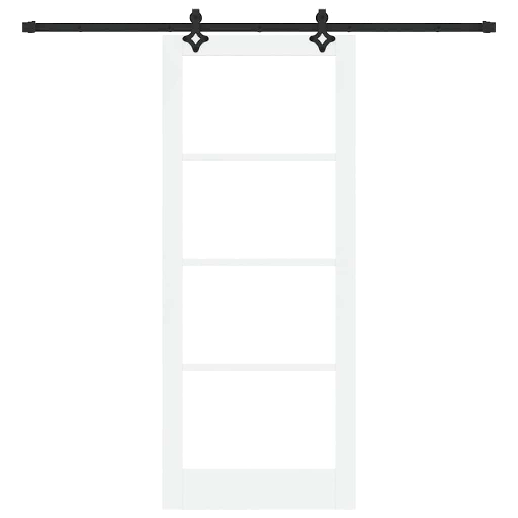Sliding Door Other Manual White 33.9 x 83.1 in Wood and metal
