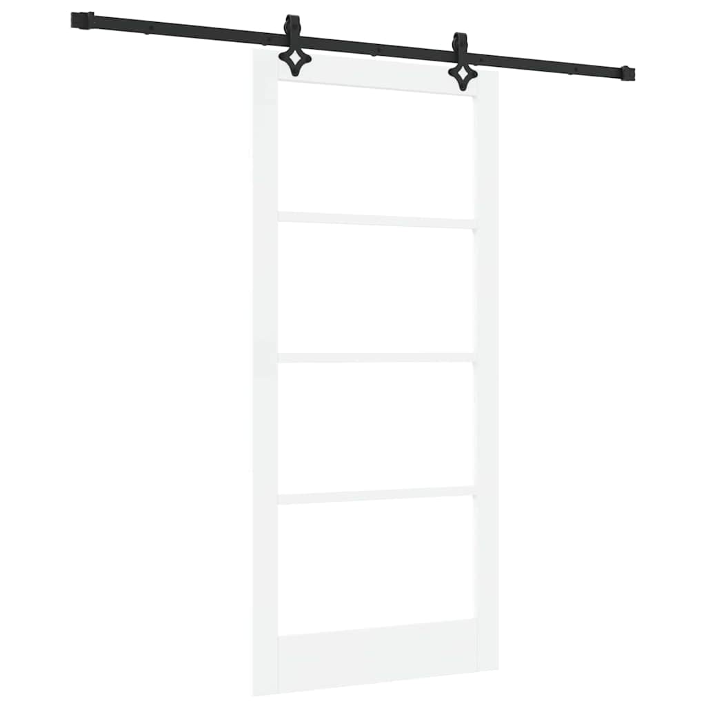 Sliding Door Other Manual White 36.6 x 79.5 in Wood and metal