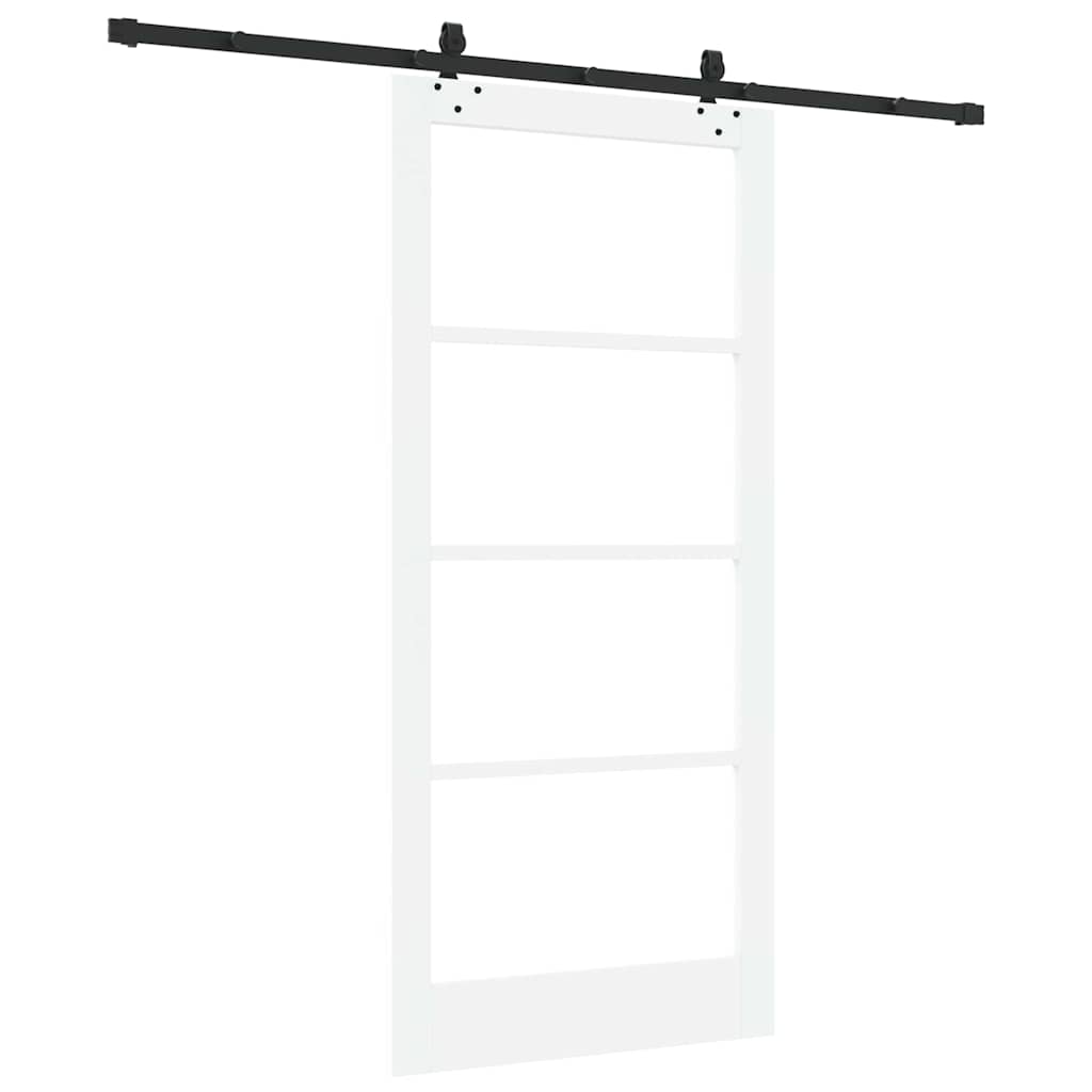 Sliding Door Other Manual White 36.6 x 79.5 in Wood and metal