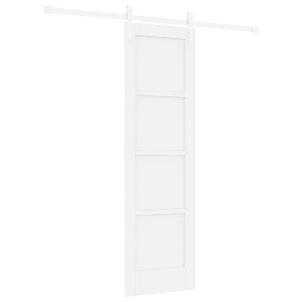 Sliding Door White 24 x 78.2 in Solid pine wood and steel