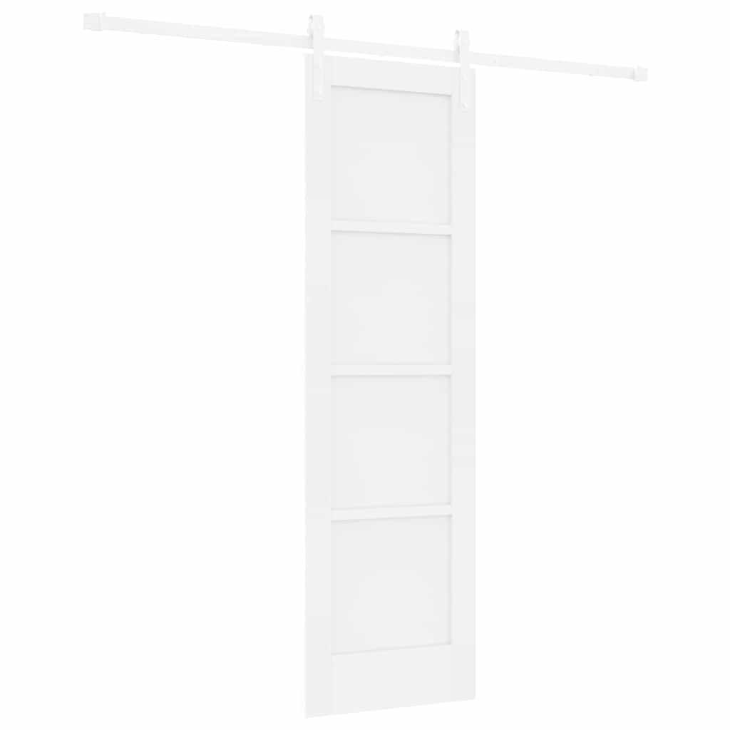 Sliding Door White 24 x 78.2 in Solid pine wood and steel