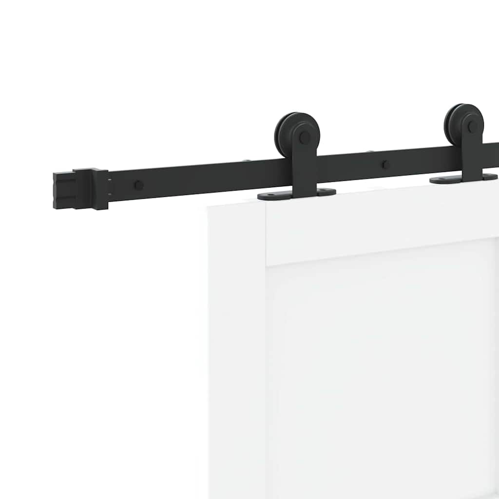 Sliding Door Set Manual White and black 36.6 x 83.1 in