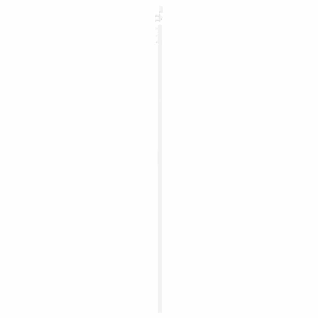 Sliding Door Set White 30.7 x 91.3 in Solid pine wood and steel