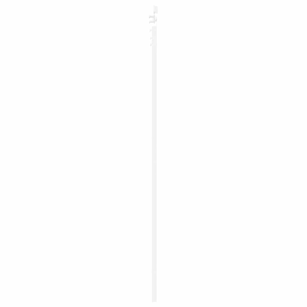 Sliding Door Set White 32.7 x 79.5 in Solid pine wood and steel