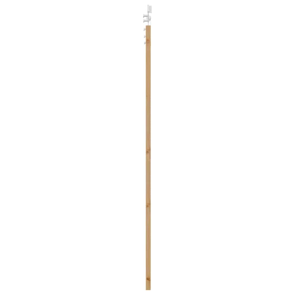 Sliding Door Set Manual Natural and white 36.6 x 79.5 in