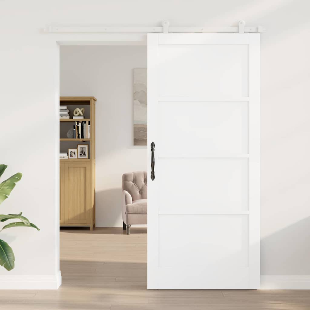 Sliding Door Set Manual ORKDAL White 36.6 x 83.1 in