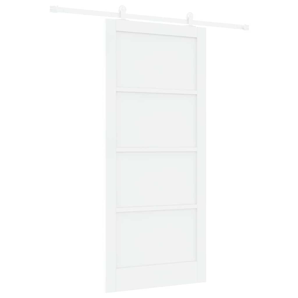 Sliding Door Set Manual ORKDAL White 36.6 x 83.1 in