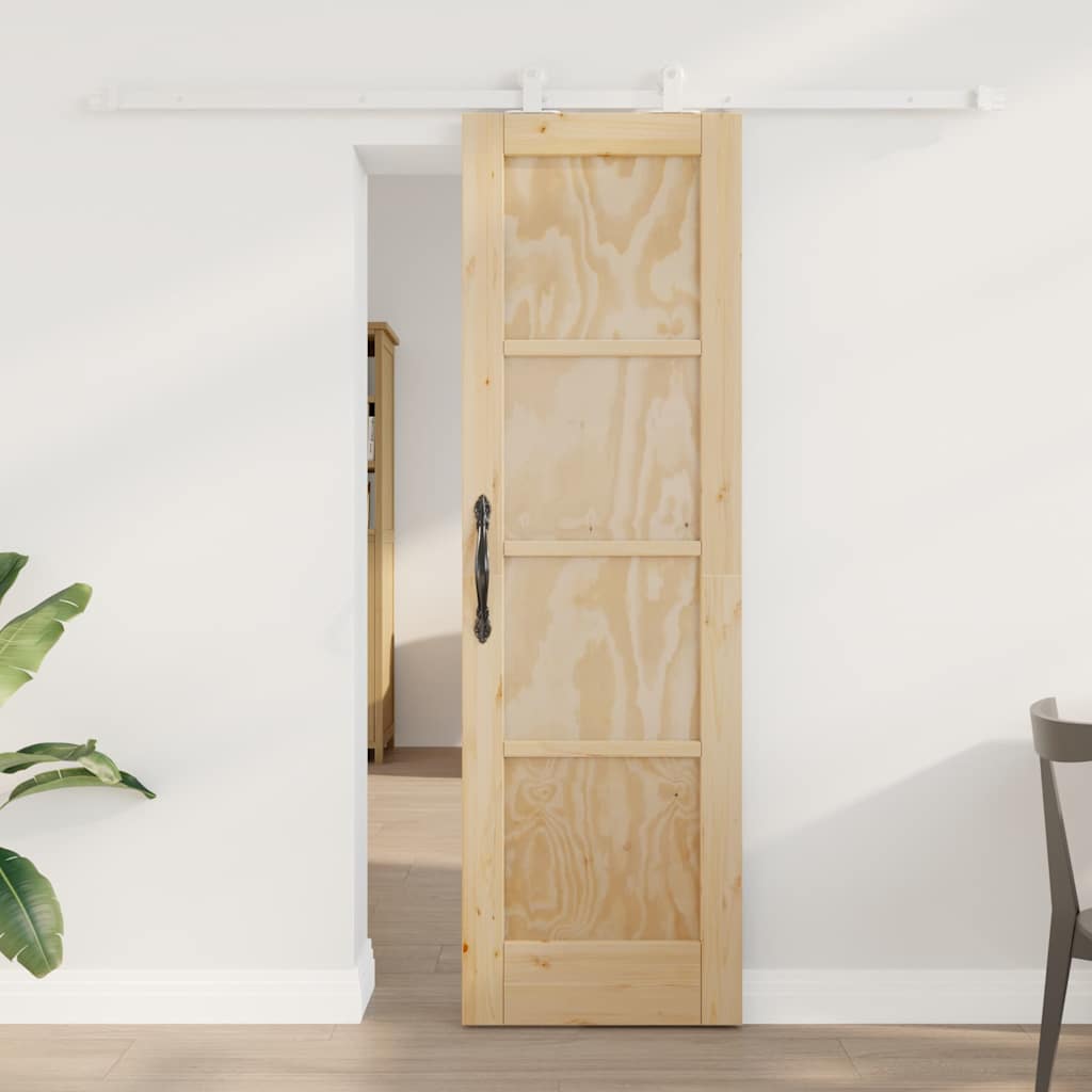 Sliding Door Set Manual ORKDAL Natural and white 24 x 78.2 in