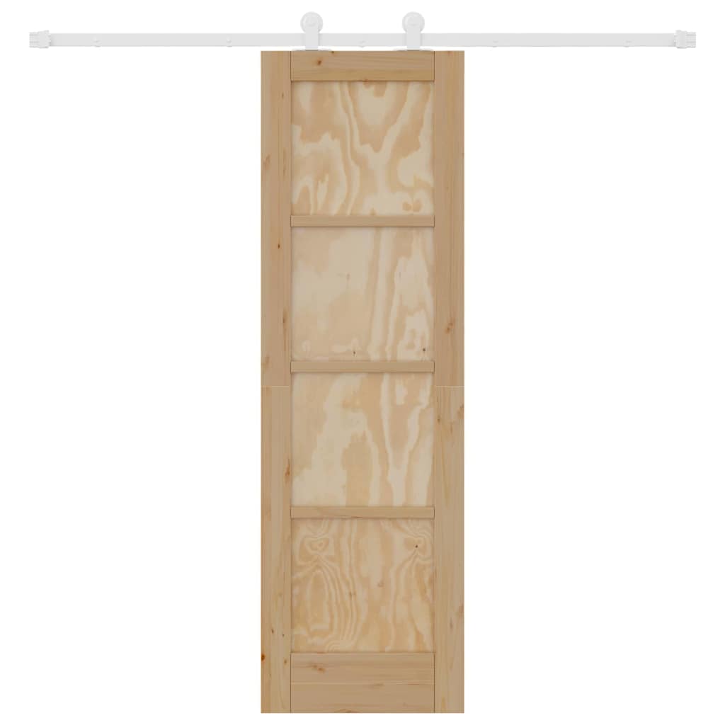 Sliding Door Set Manual ORKDAL Natural and white 24 x 78.2 in