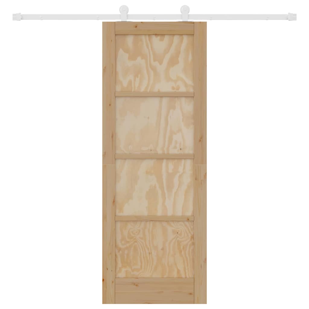 Sliding Door Set Manual ORKDAL Natural and white 29 x 78 in