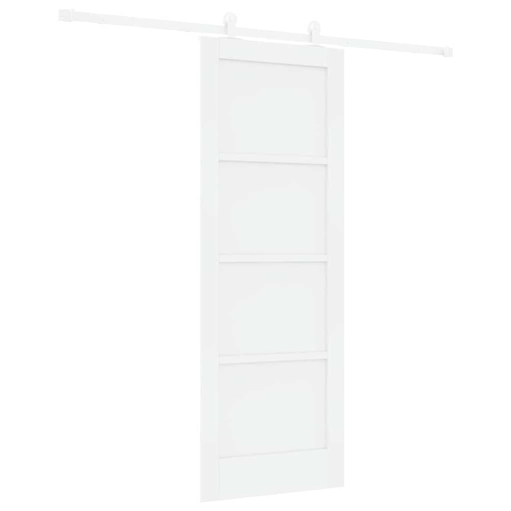 Sliding Door Set Manual ORKDAL White 29 x 78 in