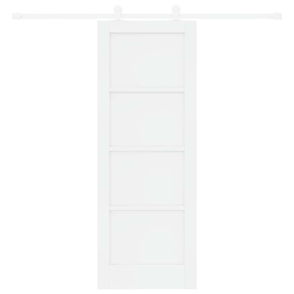 Sliding Door Set Manual ORKDAL White 29 x 78 in