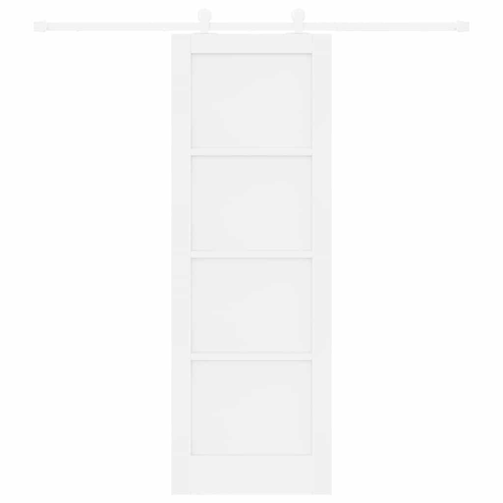 Sliding Door Set Manual ORKDAL White 28.9 x 83.1 in