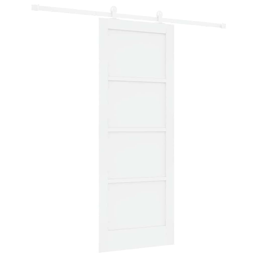 Sliding Door Set Manual ORKDAL White 30.7 x 79.5 in