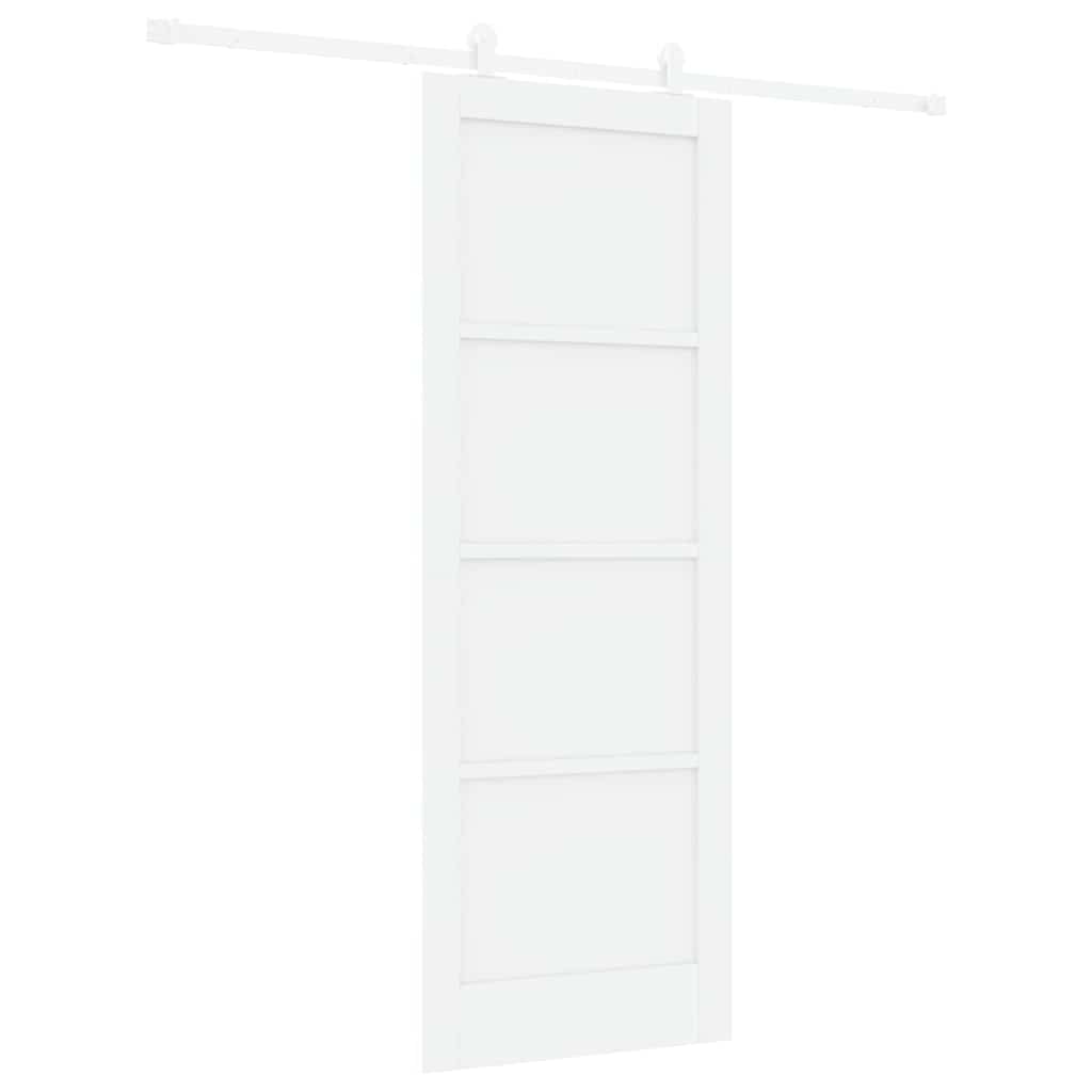 Sliding Door Set Manual ORKDAL White 30.7 x 83.1 in