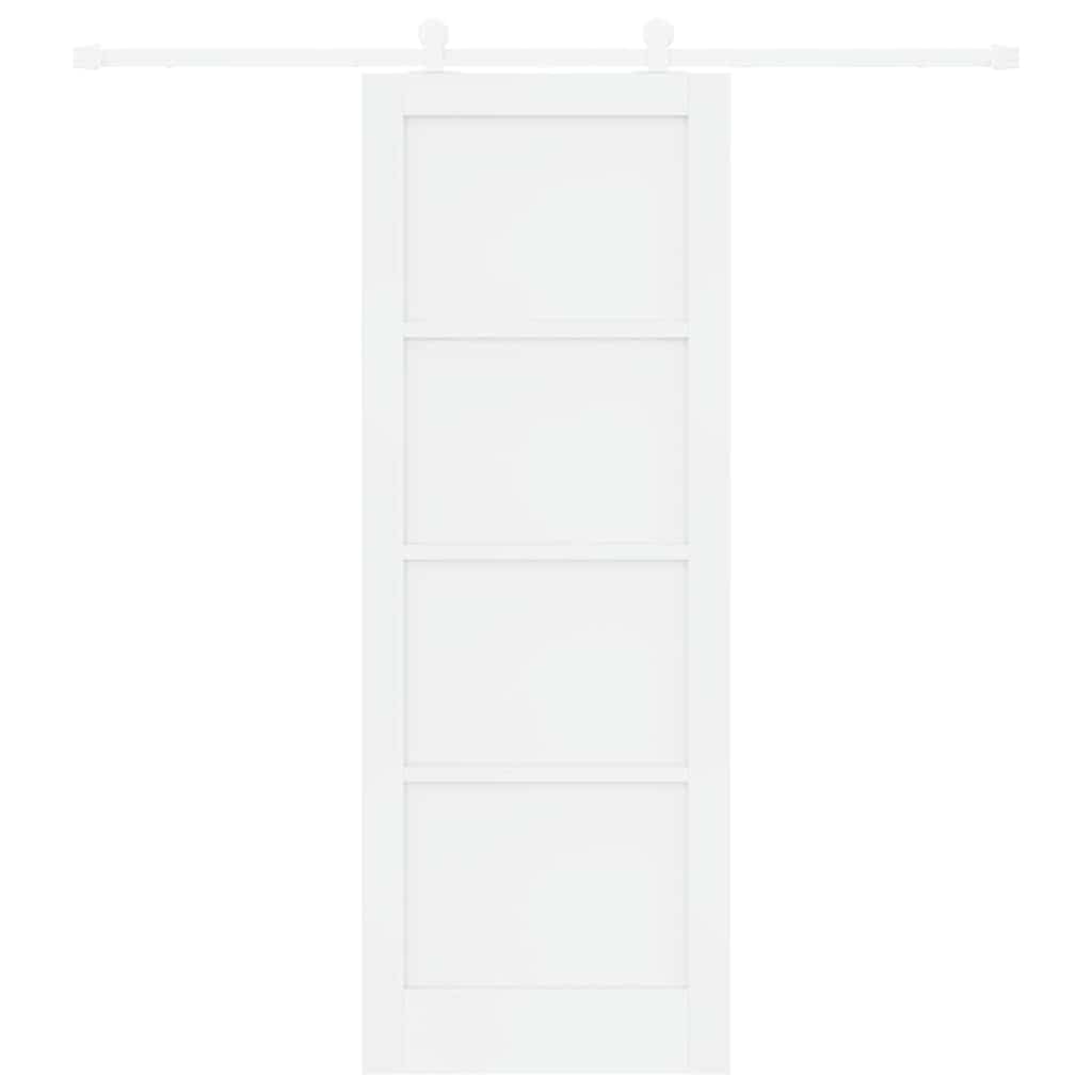 Sliding Door Set Manual ORKDAL White 30.7 x 83.1 in