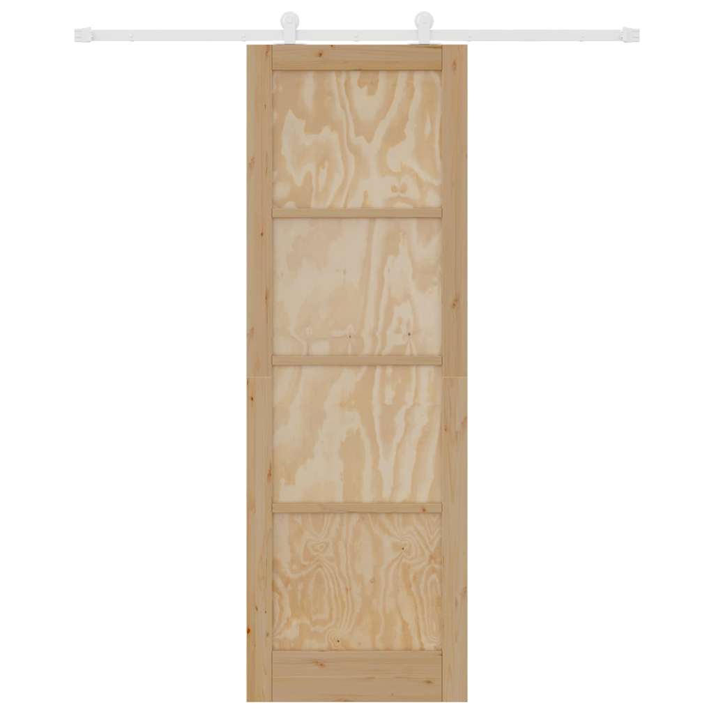 Sliding Door Set Manual ORKDAL Natural and white 30.7 x 91.3 in