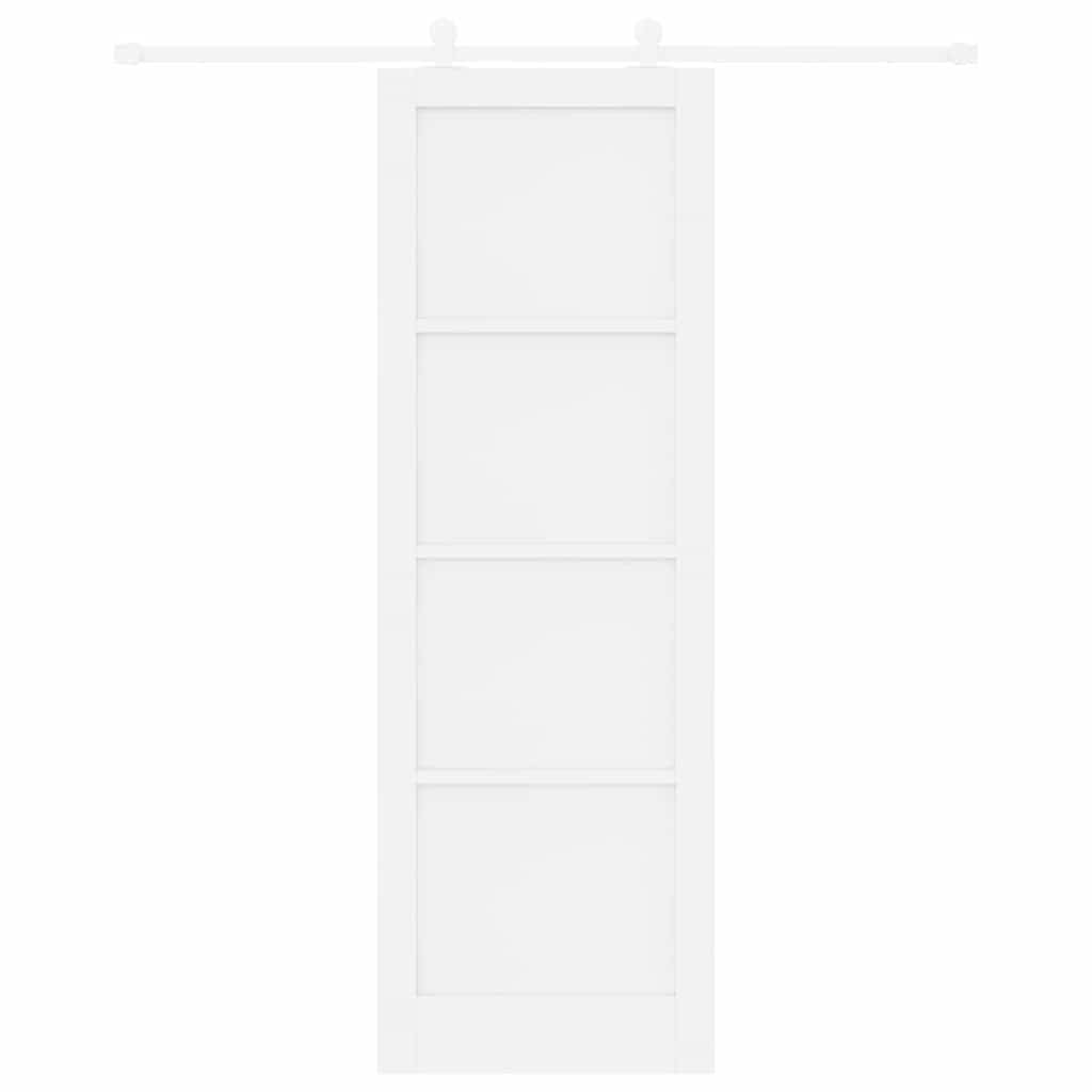 Sliding Door Set Manual ORKDAL White 30.7 x 91.3 in