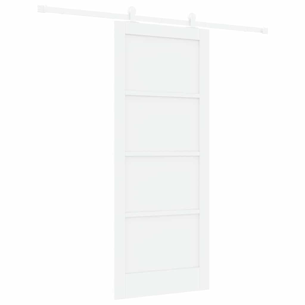 Sliding Door Set Manual ORKDAL White 32.7 x 79.5 in