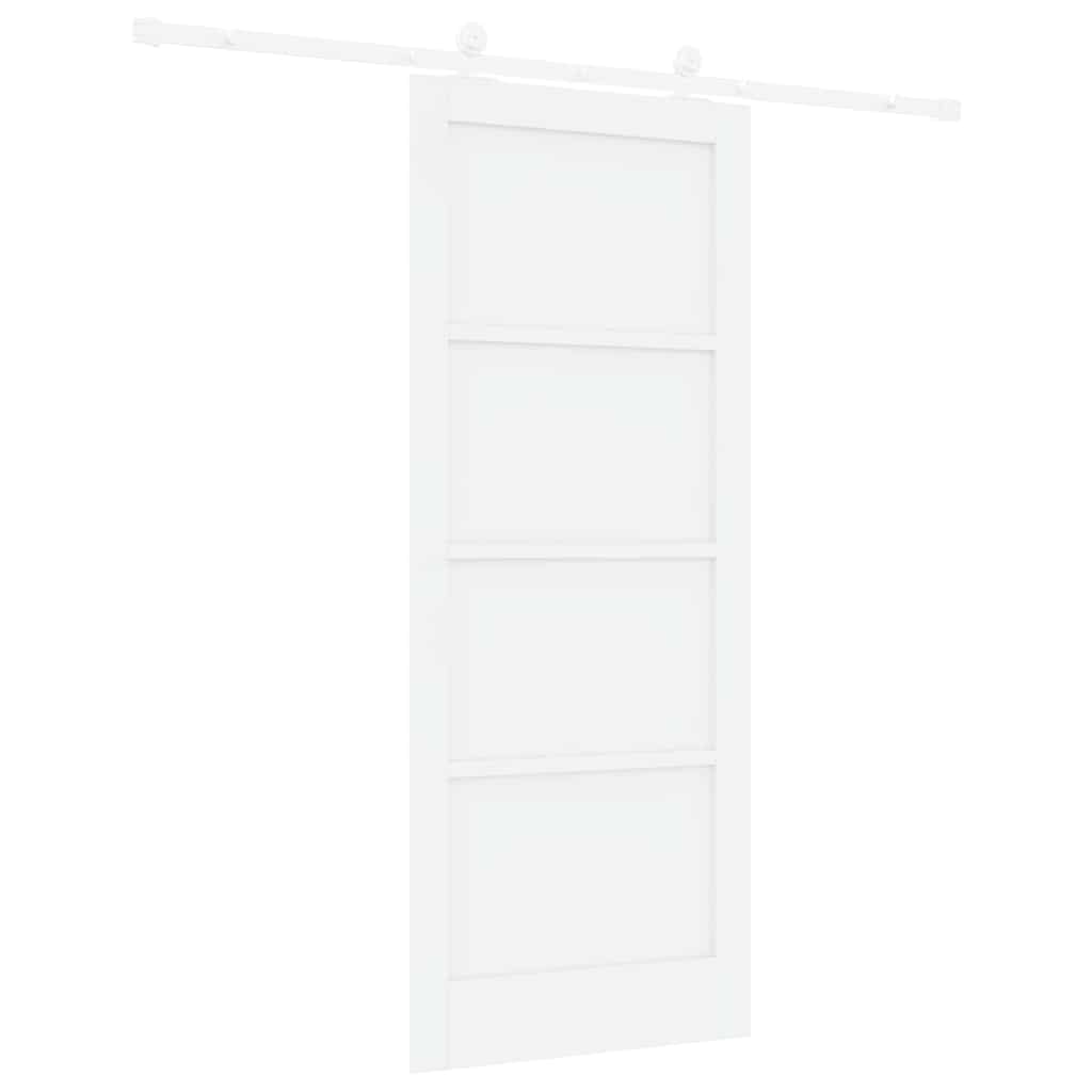 Sliding Door Set Manual ORKDAL White 32.7 x 79.5 in