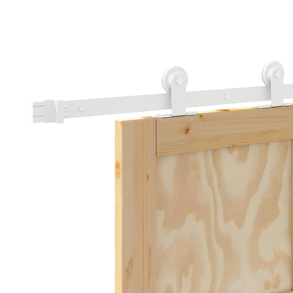Sliding Door Set Manual ORKDAL Natural and white 32.7 x 83.1 in