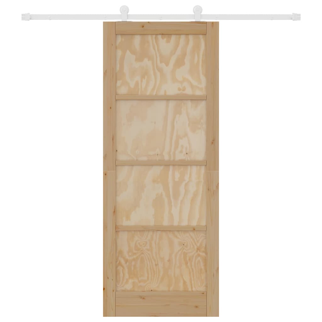 Sliding Door Set Manual ORKDAL Natural and white 32.7 x 83.1 in