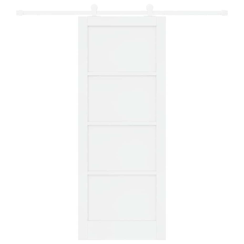 Sliding Door Set Manual ORKDAL White 32.7 x 83.1 in