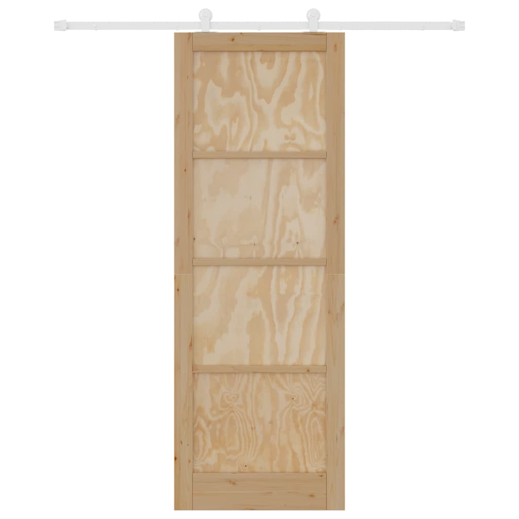 Sliding Door Set Manual ORKDAL Natural and white 32.7 x 91.4 in
