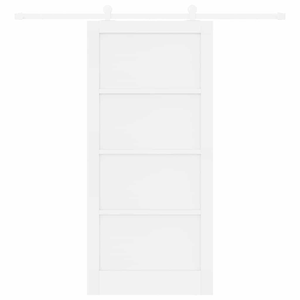Sliding Door Set Manual ORKDAL Natural and white 36.6 x 79.5 in